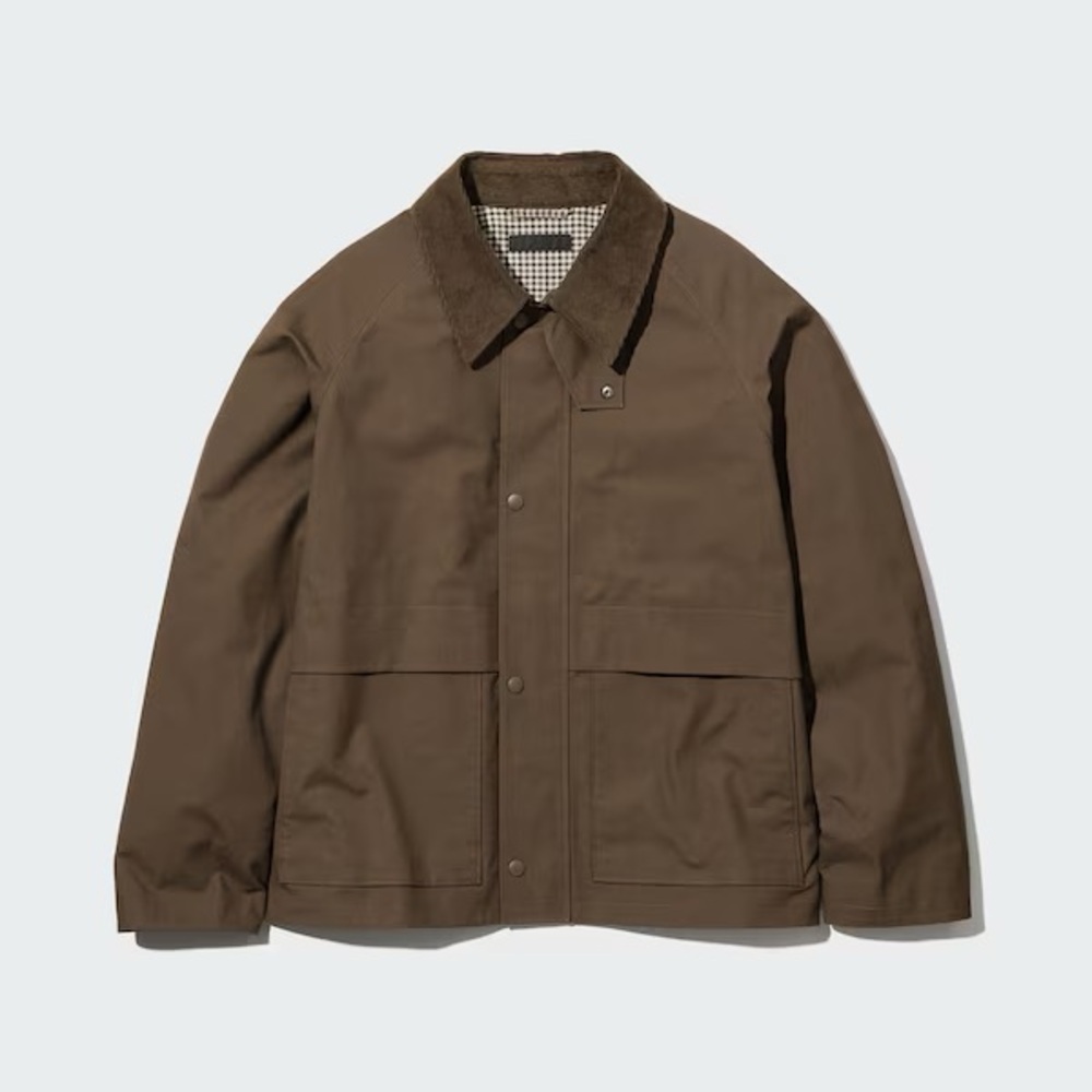 Utility Short Blouson Brown